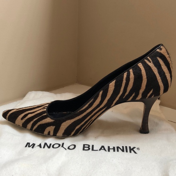 Manolo Blahnik PARA zebra print pump - Picture 7 of 13